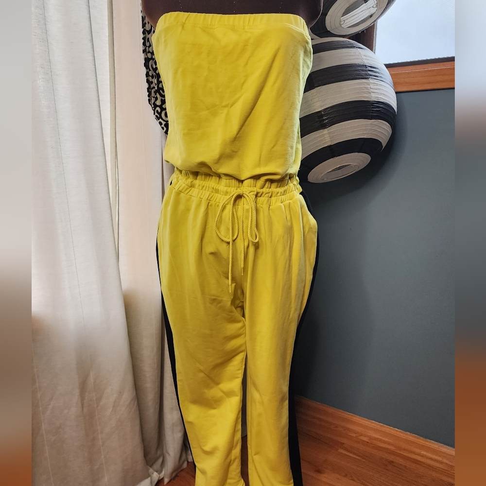 NY&C Yellow Jumpsuit